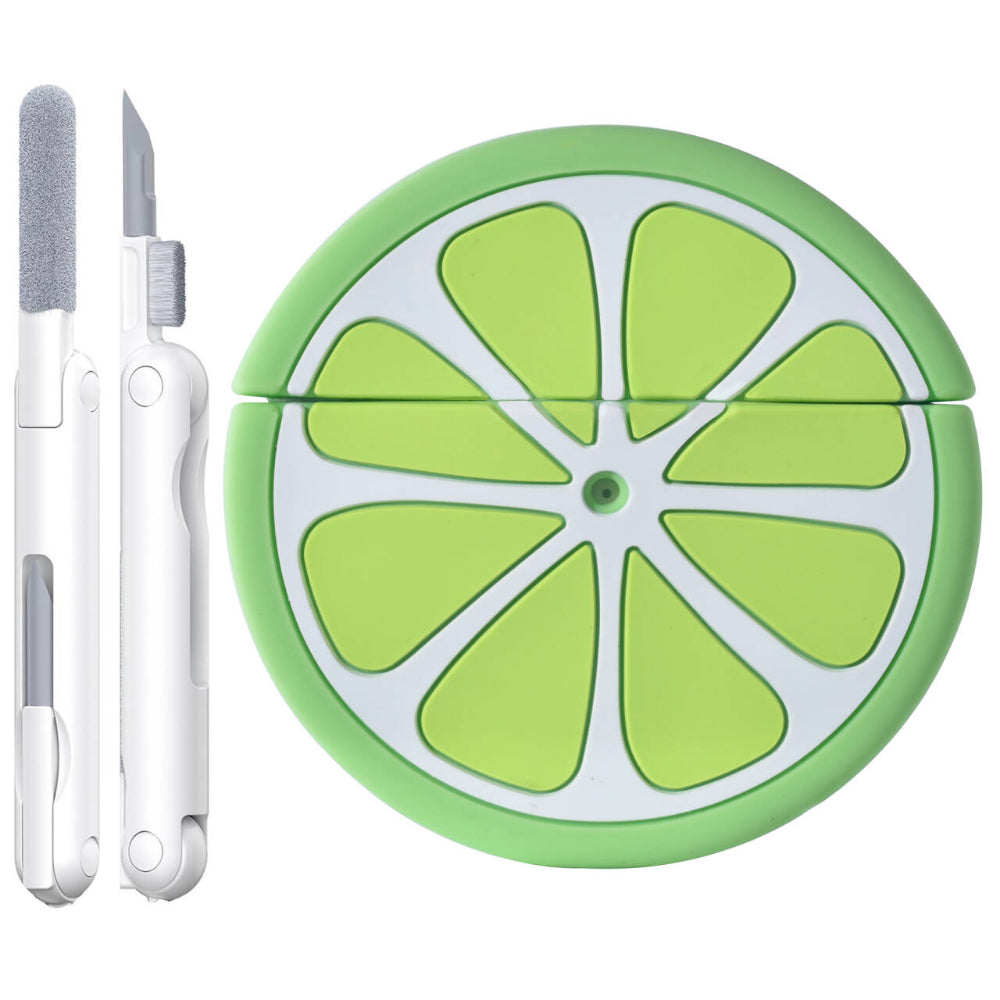Lime Silicone Case + Cleaning Tool for AirPods Pro®