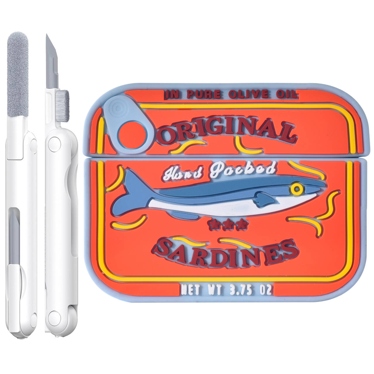 Sardines Silicone Case + Cleaning Tool for AirPods Pro®