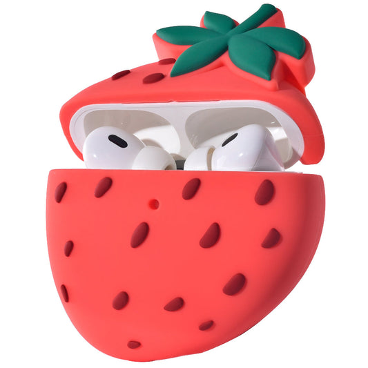 Strawberry Silicone Case + Cleaning Tool for AirPods Pro®