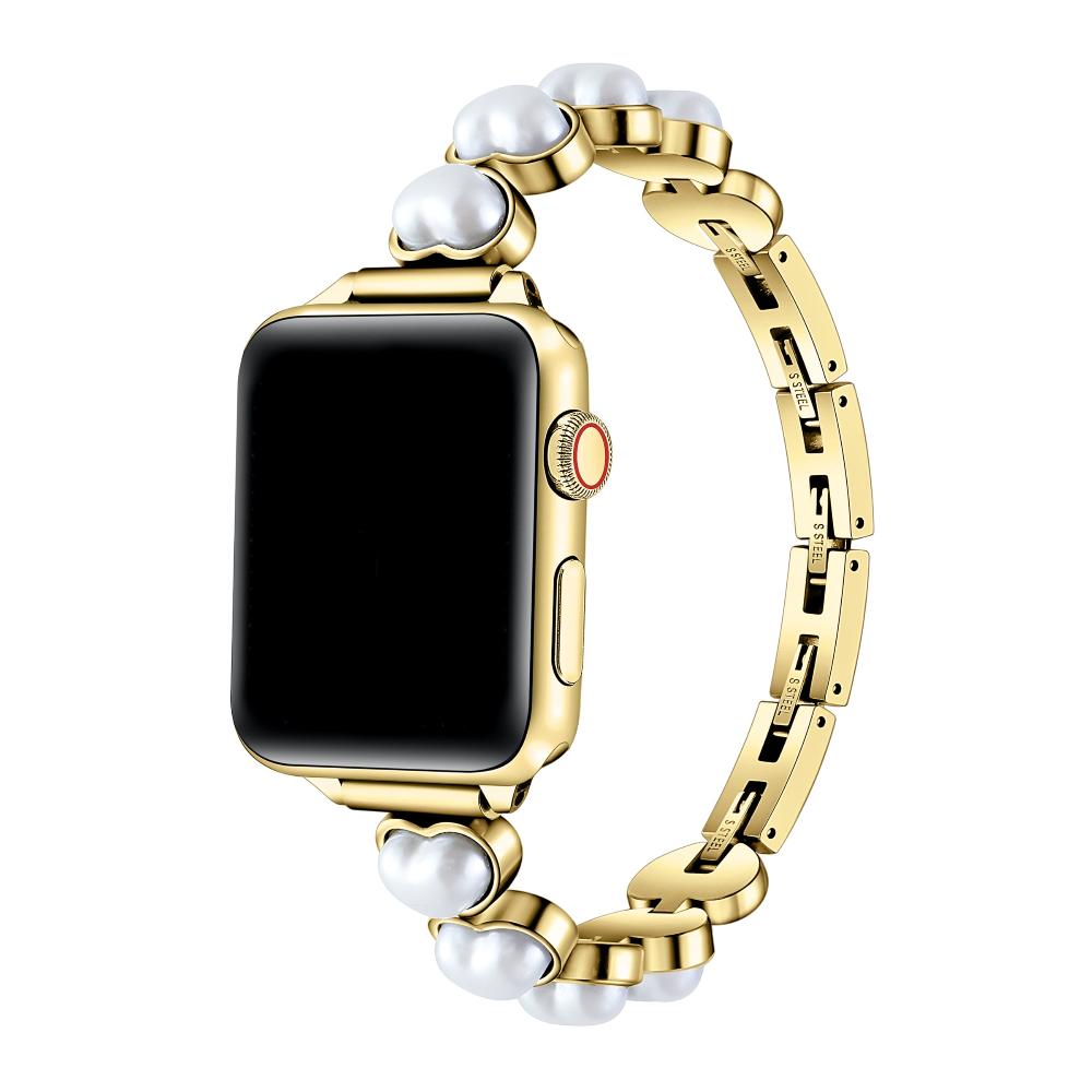 Grace Pearl + Metal Band for Apple Watch