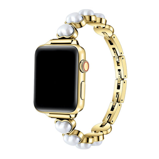 Grace Pearl + Metal Band for Apple Watch