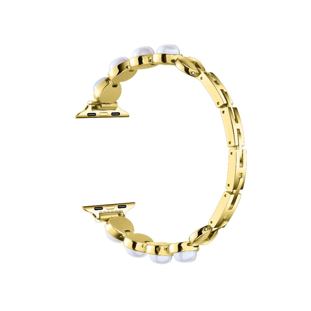 Grace Pearl + Metal Band for Apple Watch