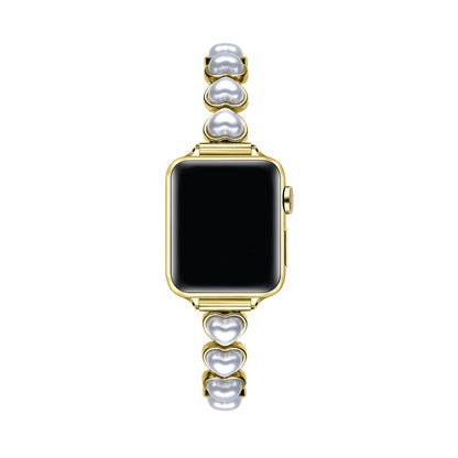 Grace Pearl + Metal Band for Apple Watch
