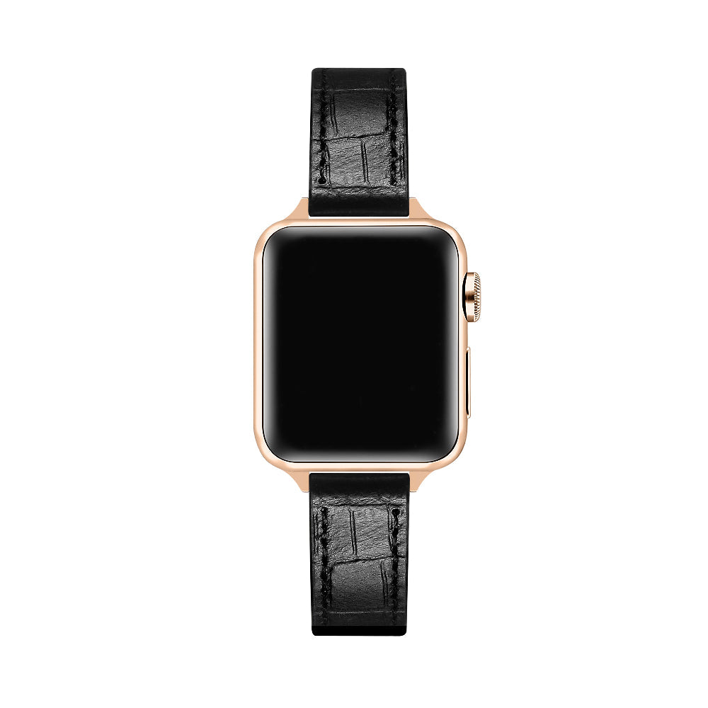 Carmen Skinny Croc Leather Band for Apple Watch
