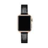 Carmen Skinny Croc Leather Band for Apple Watch