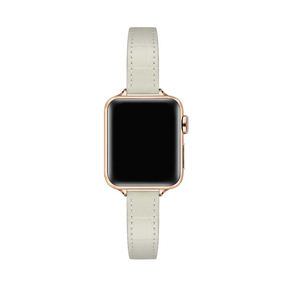 Carmen Skinny Croc Leather Band for Apple Watch
