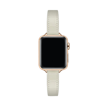 Carmen Skinny Croc Leather Band for Apple Watch