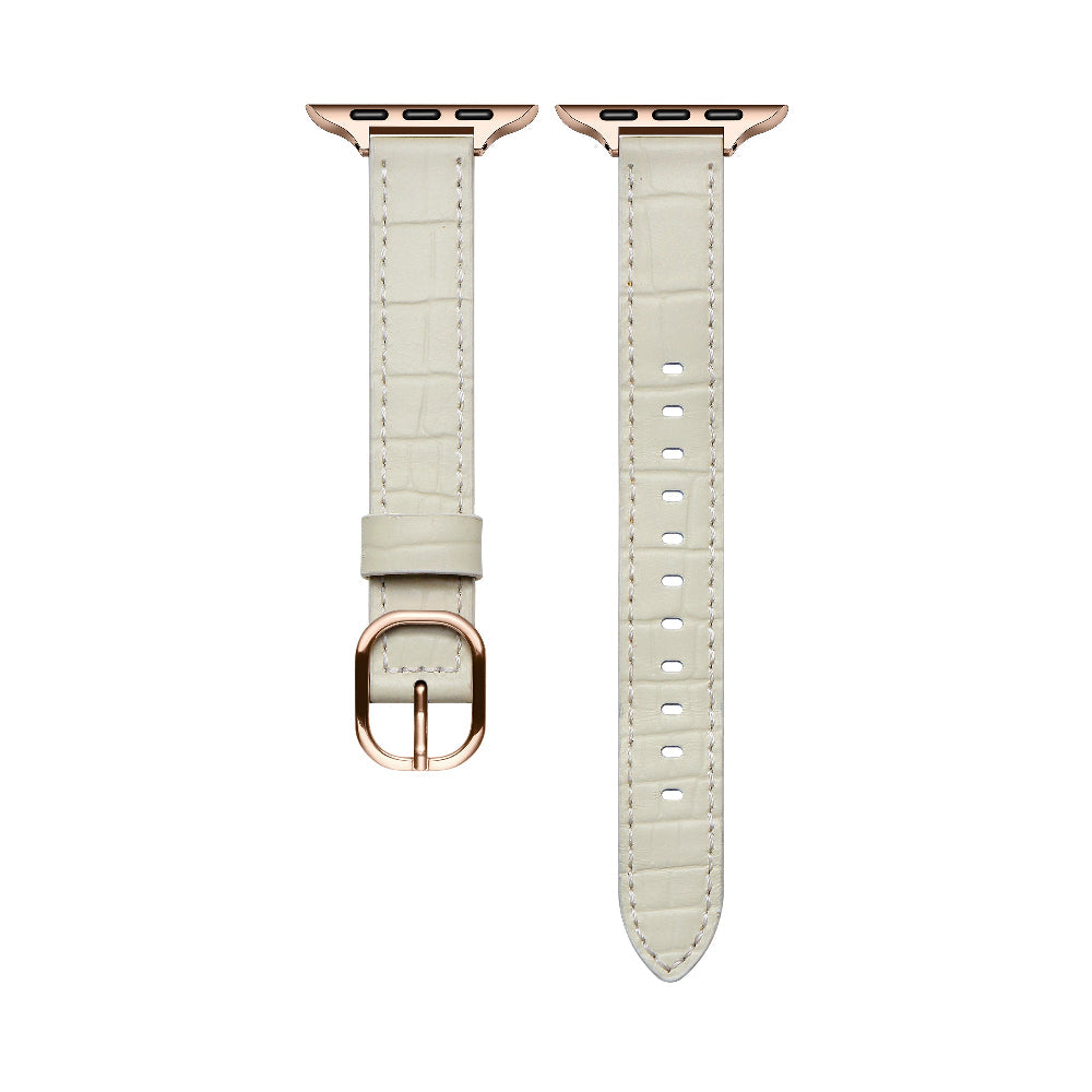 Carmen Skinny Croc Leather Band for Apple Watch