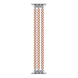 Nova Stainless Steel Beaded Band for Apple Watch