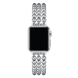 Nova Stainless Steel Beaded Band for Apple Watch