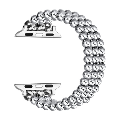 Nova Stainless Steel Beaded Band for Apple Watch