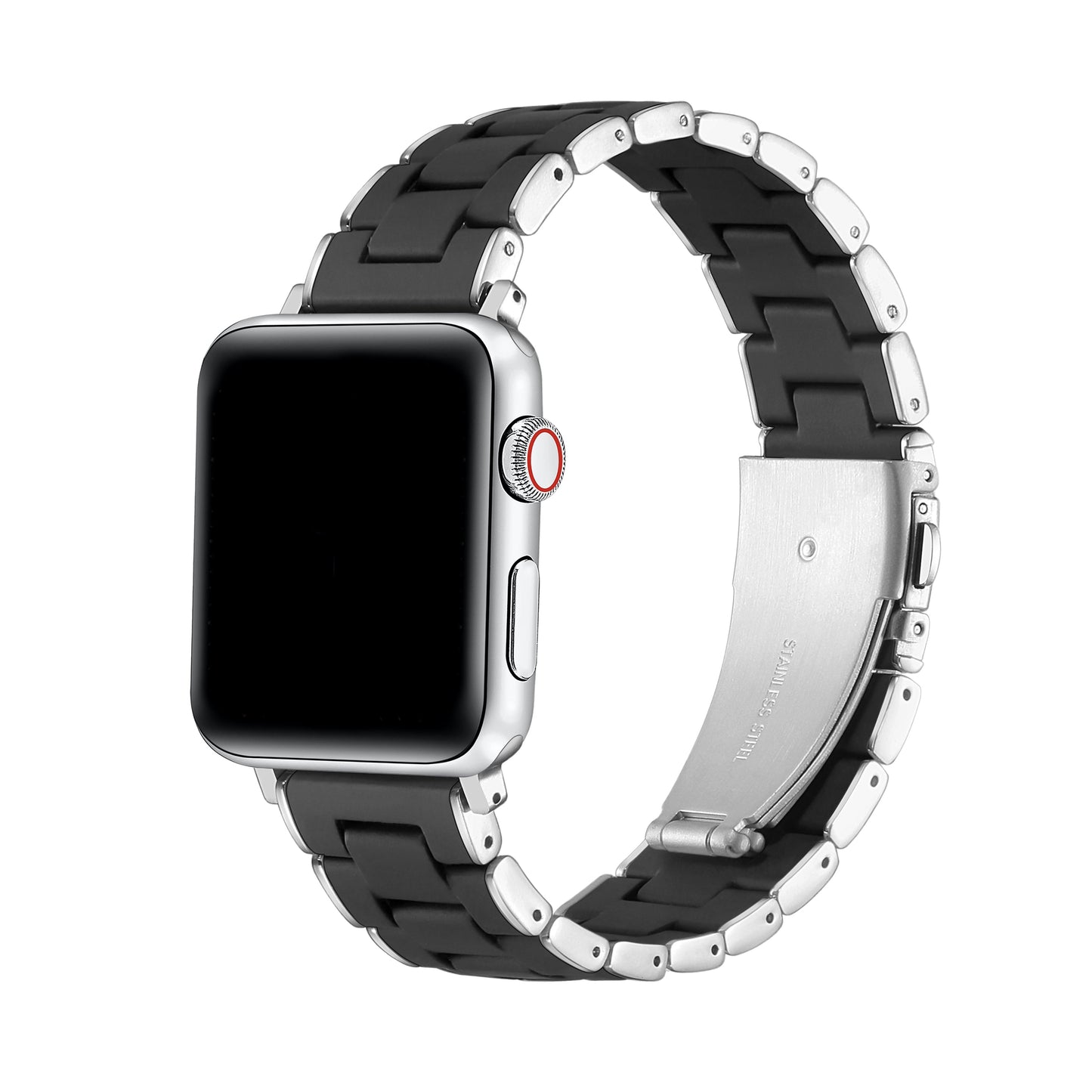 Orla Silicone & Stainless Steel Band for Apple Watch