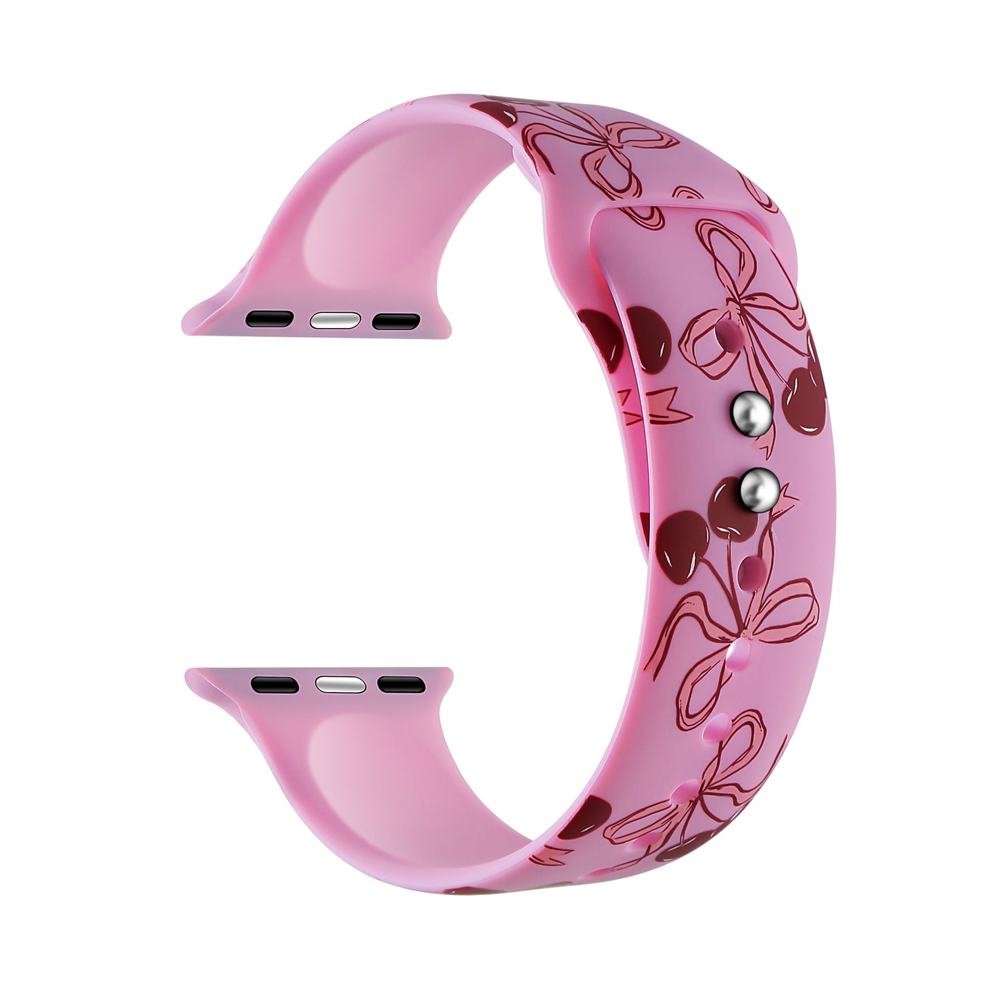 Cherry Coquette Silicone Band for Apple Watch