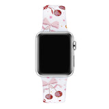 Cherry Coquette Silicone Band for Apple Watch