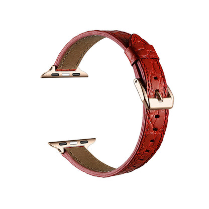 Cleo Skinny Croc Leather Band for Apple Watch