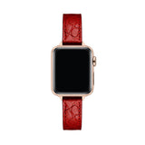 Cleo Skinny Croc Leather Band for Apple Watch