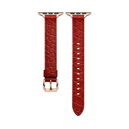 Cleo Skinny Croc Leather Band for Apple Watch