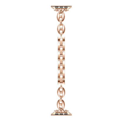 Poppy Stainless Steel Link Band for Apple Watch