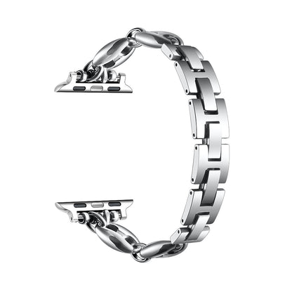 Poppy Stainless Steel Link Band for Apple Watch