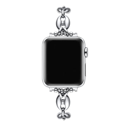Poppy Stainless Steel Link Band for Apple Watch