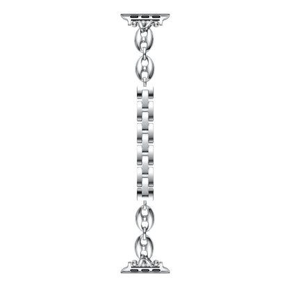 Poppy Stainless Steel Link Band for Apple Watch