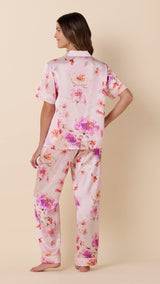 Morning in Savannah Short-Sleeved Silk Pajama