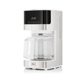 Melitta® Aroma Tocco™ 10-Cup Compact White Coffee Maker w/ Glass Carafe | Touch Control | White