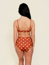 Pleated High Waisted Bottoms in Solara
