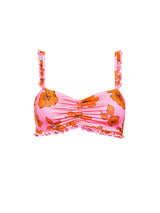 Ruffle Top in Pink Floral