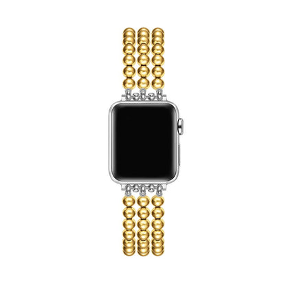 Nova Stainless Steel Beaded Band for Apple Watch