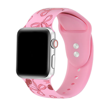 Cherry Coquette Silicone Band for Apple Watch