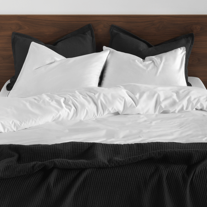 Textured Cotton Coverlet