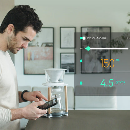 Melitta® SENZ V™ Pour-Over™ Connected Coffee System | Bluetooth | Wabilogic App | White