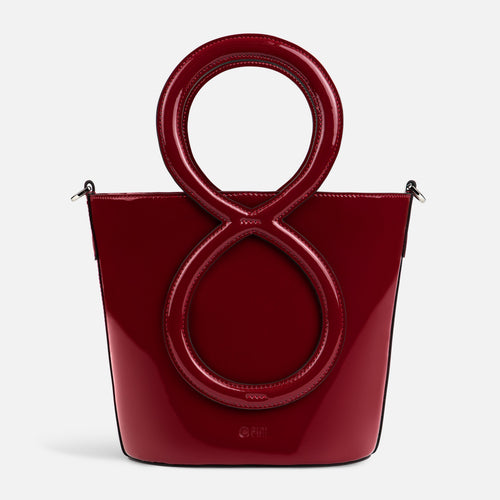 Infinity Bag - Patent Leather Red