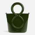 Infinity Bag - Patent Leather Green