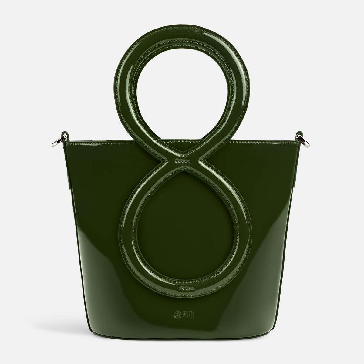 Infinity Bag - Patent Leather Green