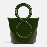 Infinity Bag - Patent Leather Green
