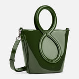 Infinity Bag - Patent Leather Green