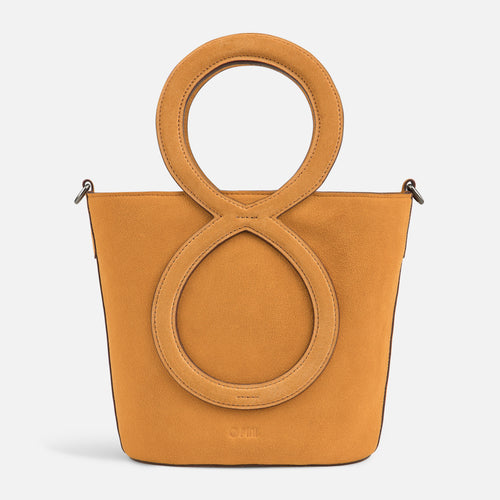 Infinity Bag - Amber Suede