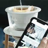Melitta® SENZ V™ Pour-Over™ Connected Coffee System | Bluetooth | Wabilogic App | White