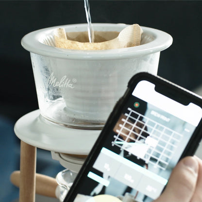 Melitta® SENZ V™ Pour-Over™ Connected Coffee System | Bluetooth | Wabilogic App | White