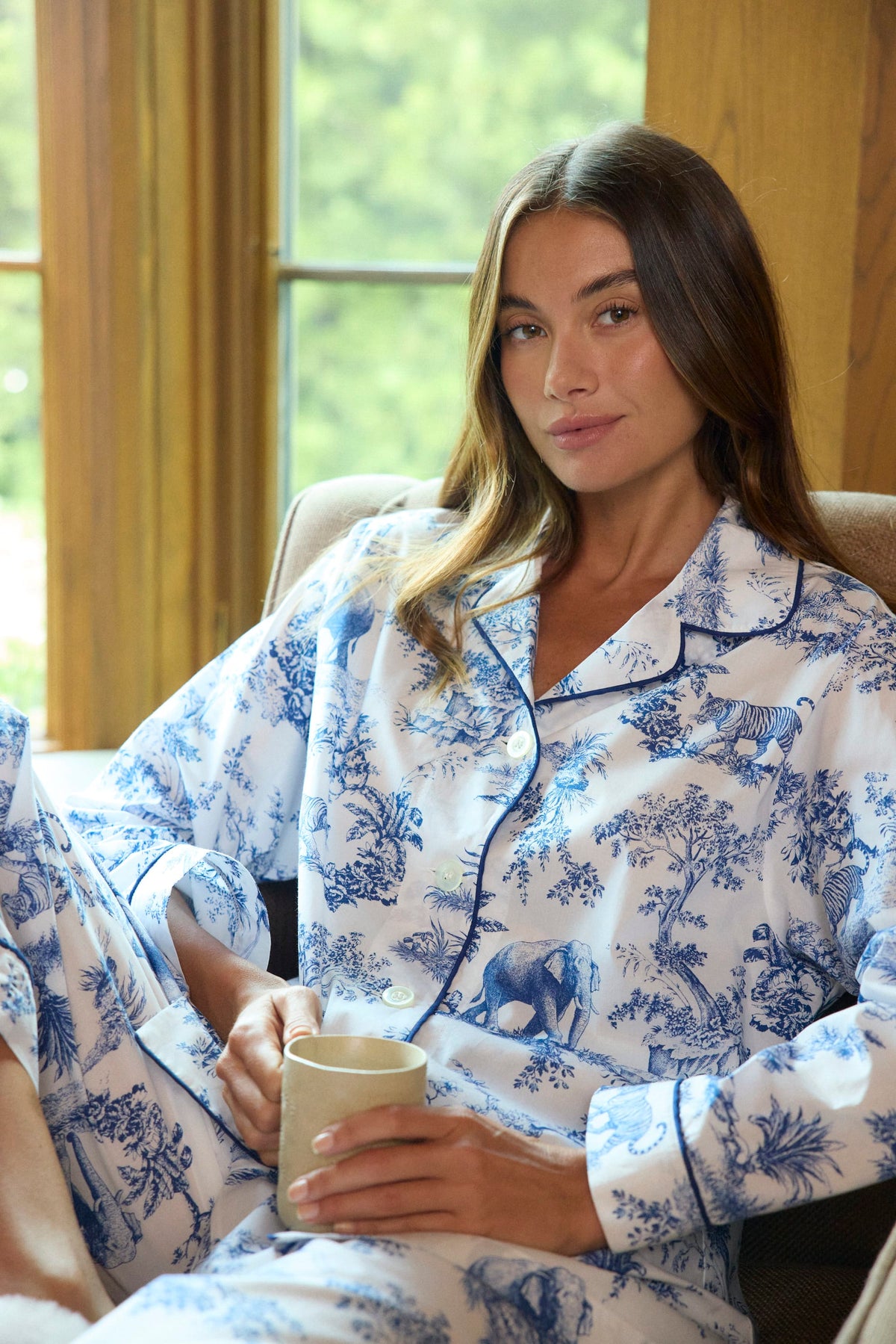 Fauna Botanica Luxe Pima Long-Sleeved Pajama