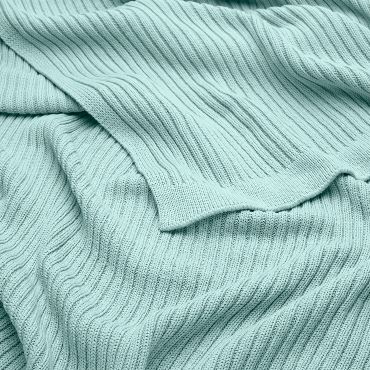 Cotton Ribbed Oversized Throw