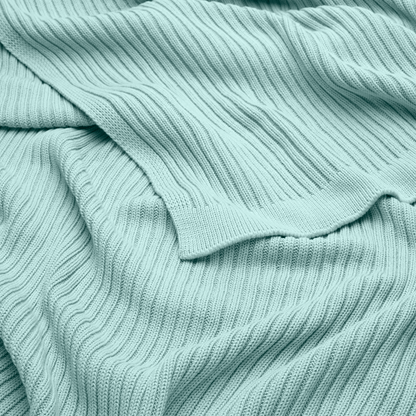 Cotton Ribbed Oversized Throw
