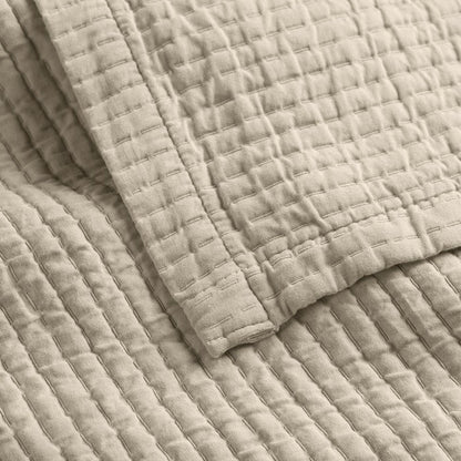 Textured Cotton Coverlet & Shams Set