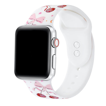 Cherry Coquette Silicone Band for Apple Watch