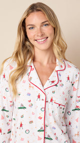 A Merry Little Stroll Pima Knit Long-Sleeved Pajama
