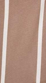 The Willow Set Bungalow Stripe - Mocha