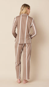 The Willow Set Bungalow Stripe - Mocha