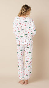 A Merry Little Stroll Pima Knit Pullover Set
